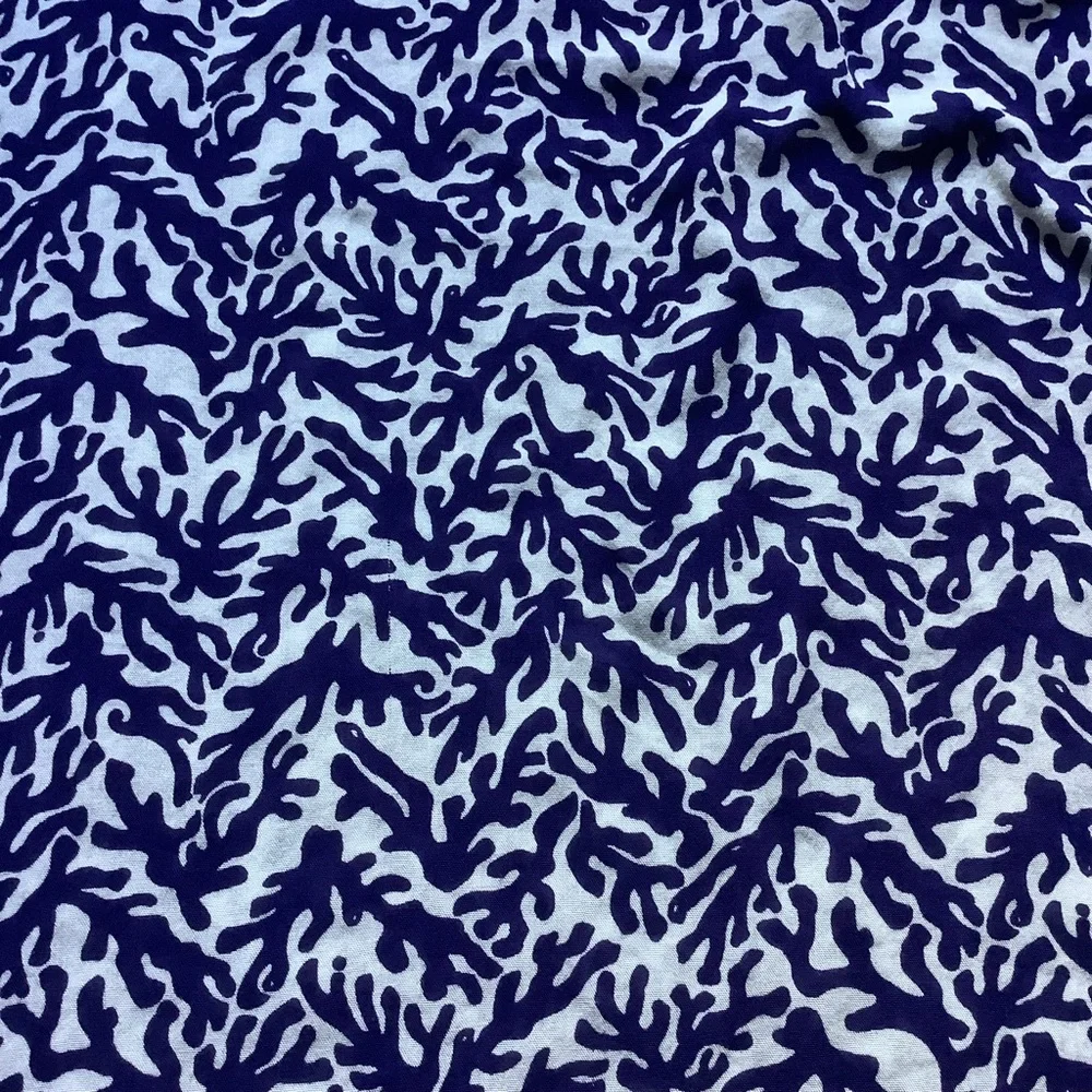 Lilly Pulitzer Navy and White Infinity Loop Scarf